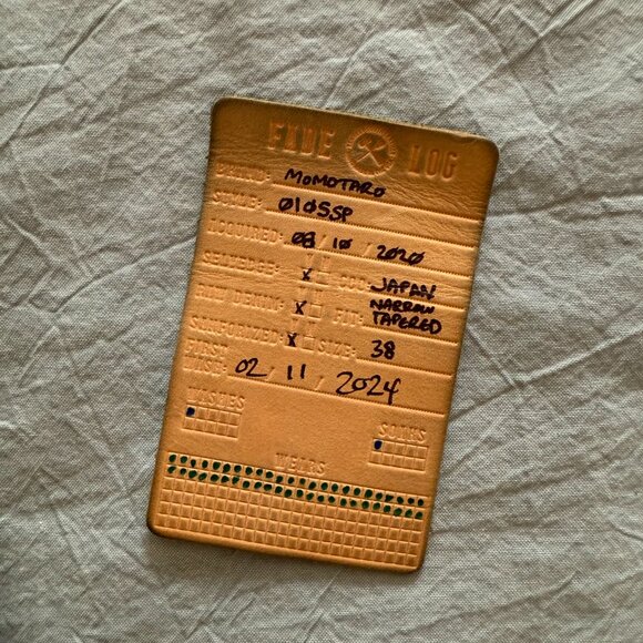 ❌SOLD❌ Momotaro 0105SP Narrow Tapered jeans in size 38 - Picture 4 of 12